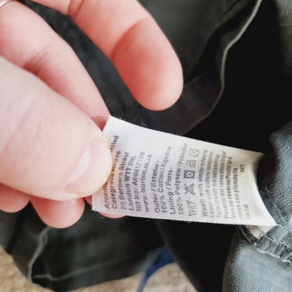 Burton London Y2K 2000s Aviator Military Urban Street Vintage Utility Jacket S - Picture 11 of 12